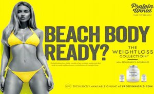 Protein World's 'beach body' ad